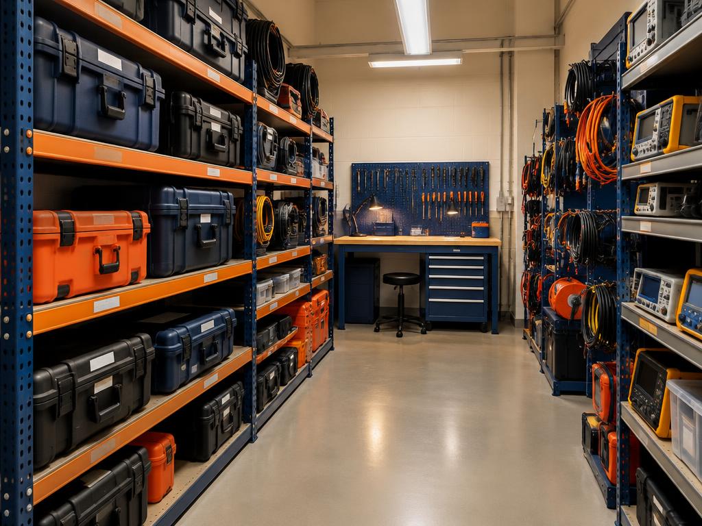 Illustrative demo tool room